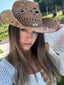 BEACH HAT LIGHT BROWN