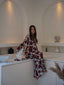 SCARLET WHITE LUX BEACH DRESS