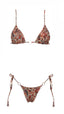 Chain ornament white bikini