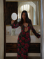 M&B beach dress lux black rose